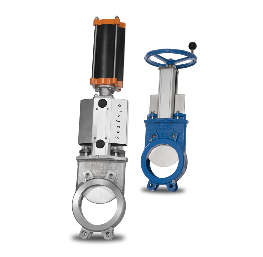 Knife gate valve MV