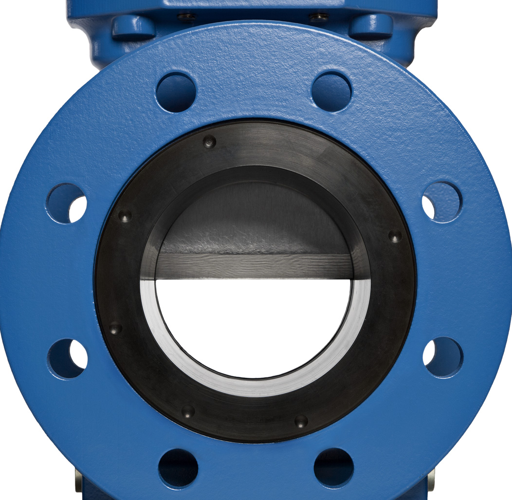 SLF knife gate valve close-up