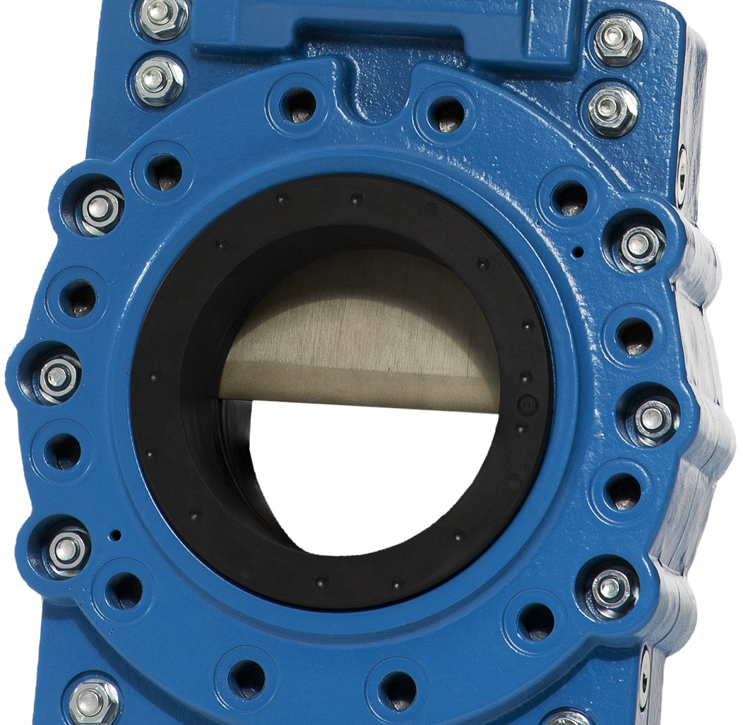 Knife gate valves SLH and SLX close up