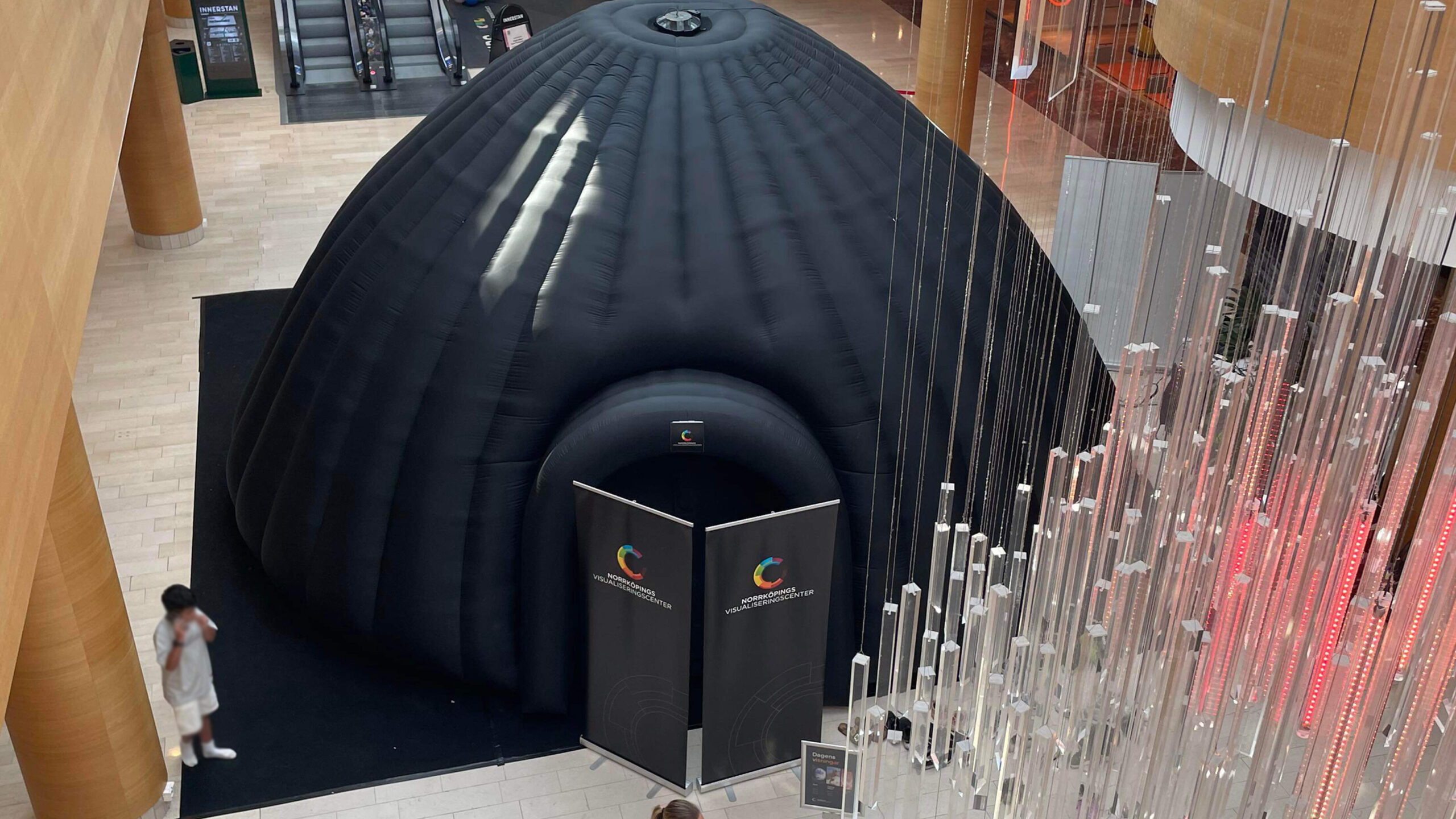 Geodomen, uppblåsbar dom